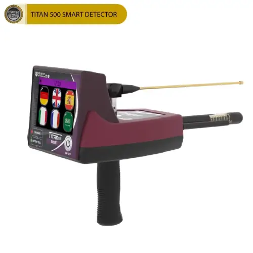 TITAN 500 SMART device, gold, metals, gemstones, and diamond detector