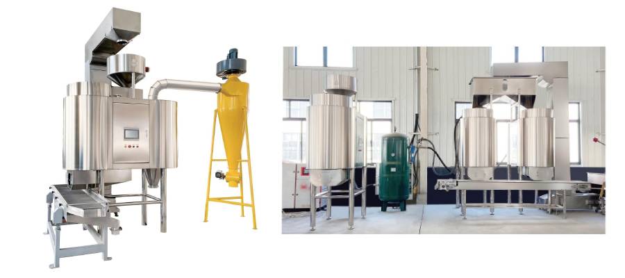 Air Peanut Blanching Machine