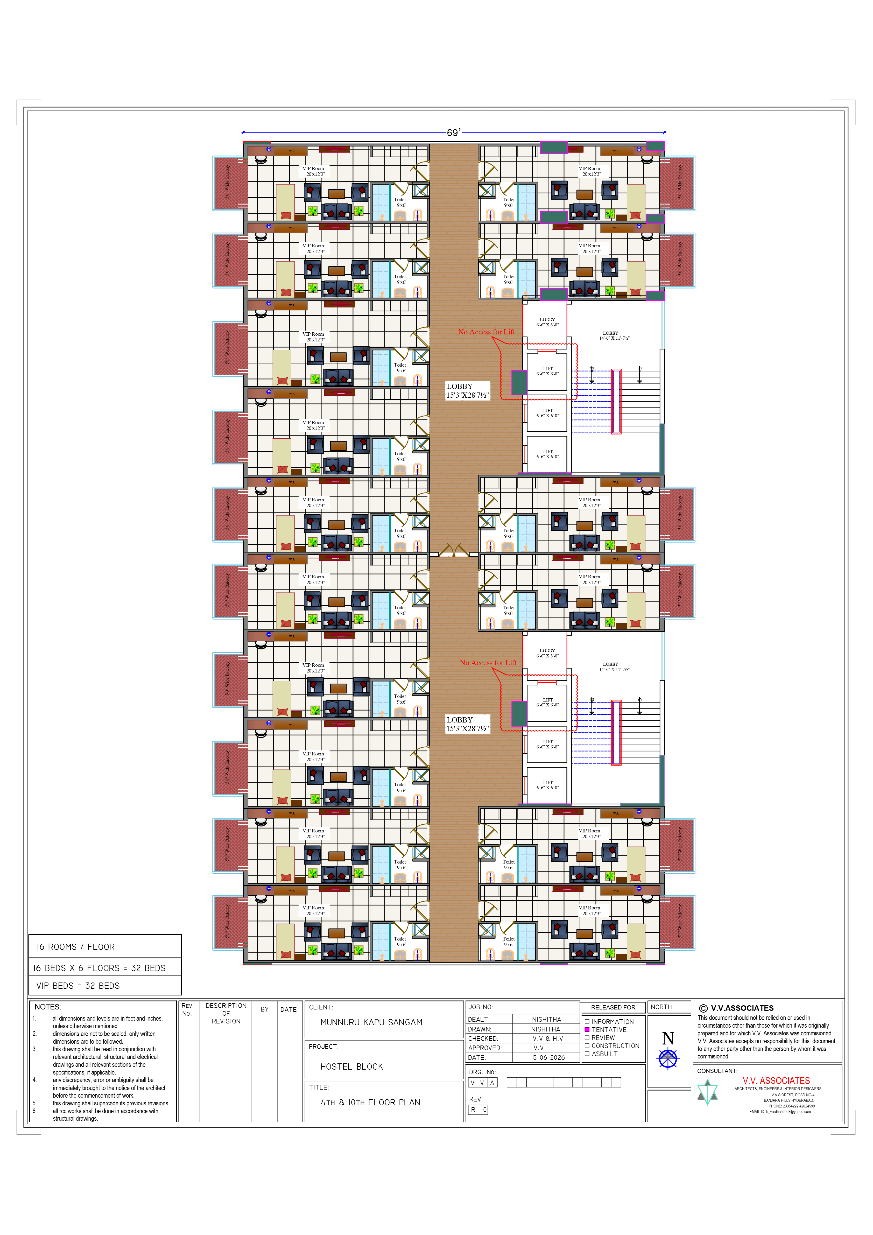 4th to 10th Floor plan thumbnail