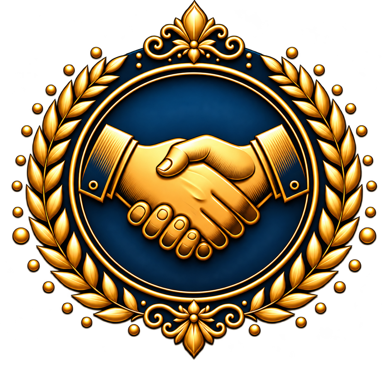 Foundation handshake emblem